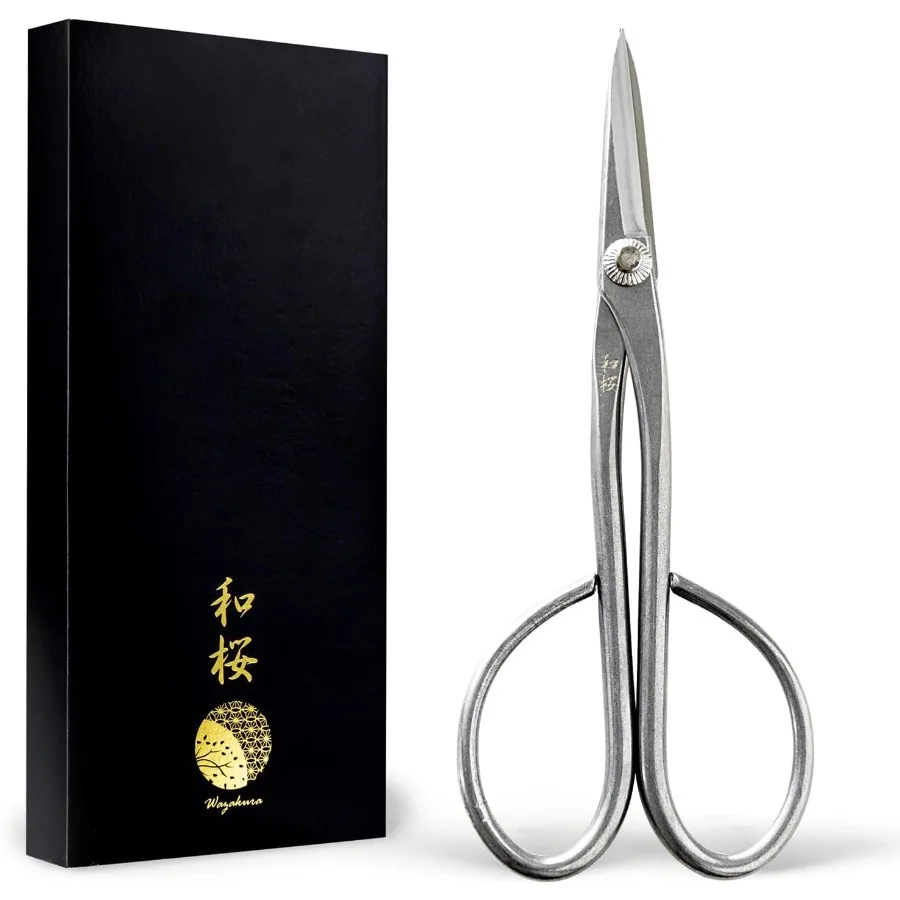 مقص ياسوجي مصنوع من الفولاذ المقاوم للصدأ في اليابان مقص بونساي ساتسوكي 7.09 180 ملم مقصات تشذيب وتقليمها من أجل الدقة