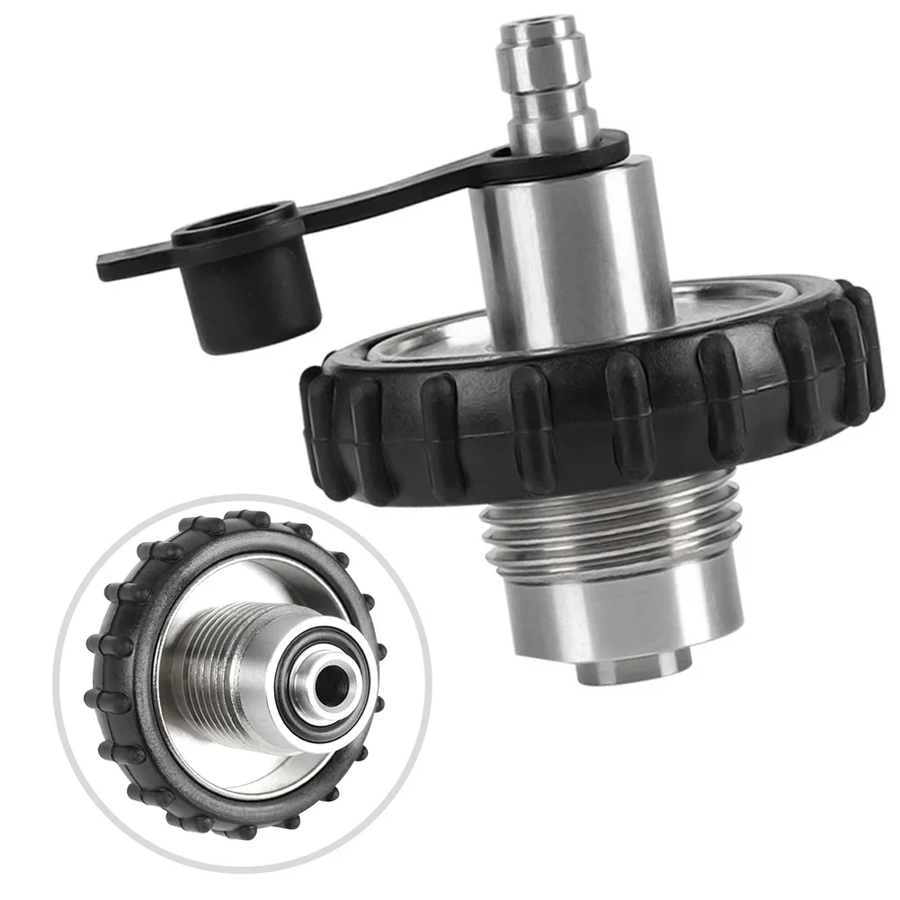 

Stainless Steel Scuba Accessory Underwater Connector Scuba Diving Adapter Dust Cover Included Stainless Steel Material