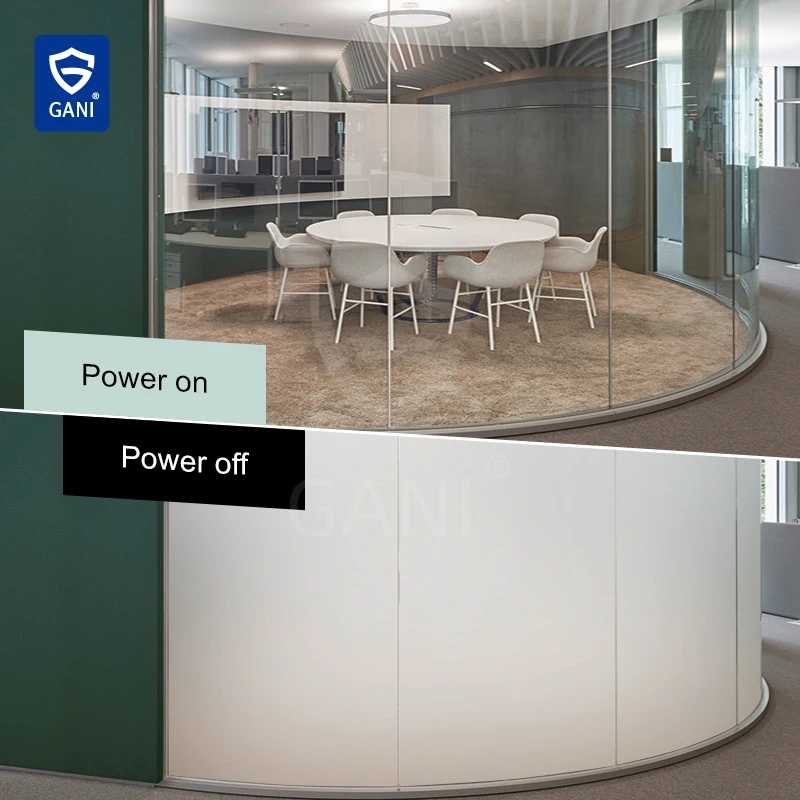 Smart Switchable PDLC Film Electric Privacy Glass Film for Home Office Bathroom Smart Glass Window Upgrade
