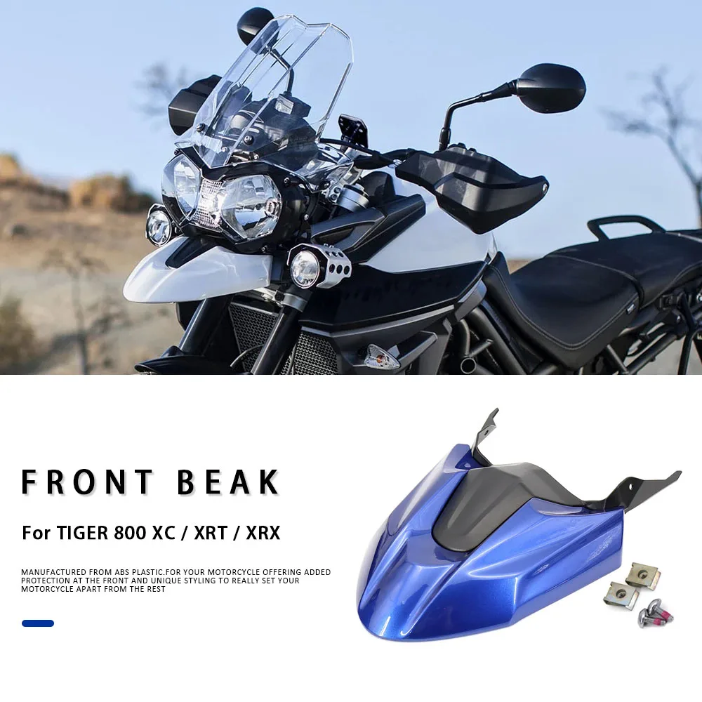 

New Tiger 800 XRT XRX 2015-2019 Motorcycle Beak Nose Cone Extension Front Fender Fairing For Tiger800 TIGER800 XC 2013