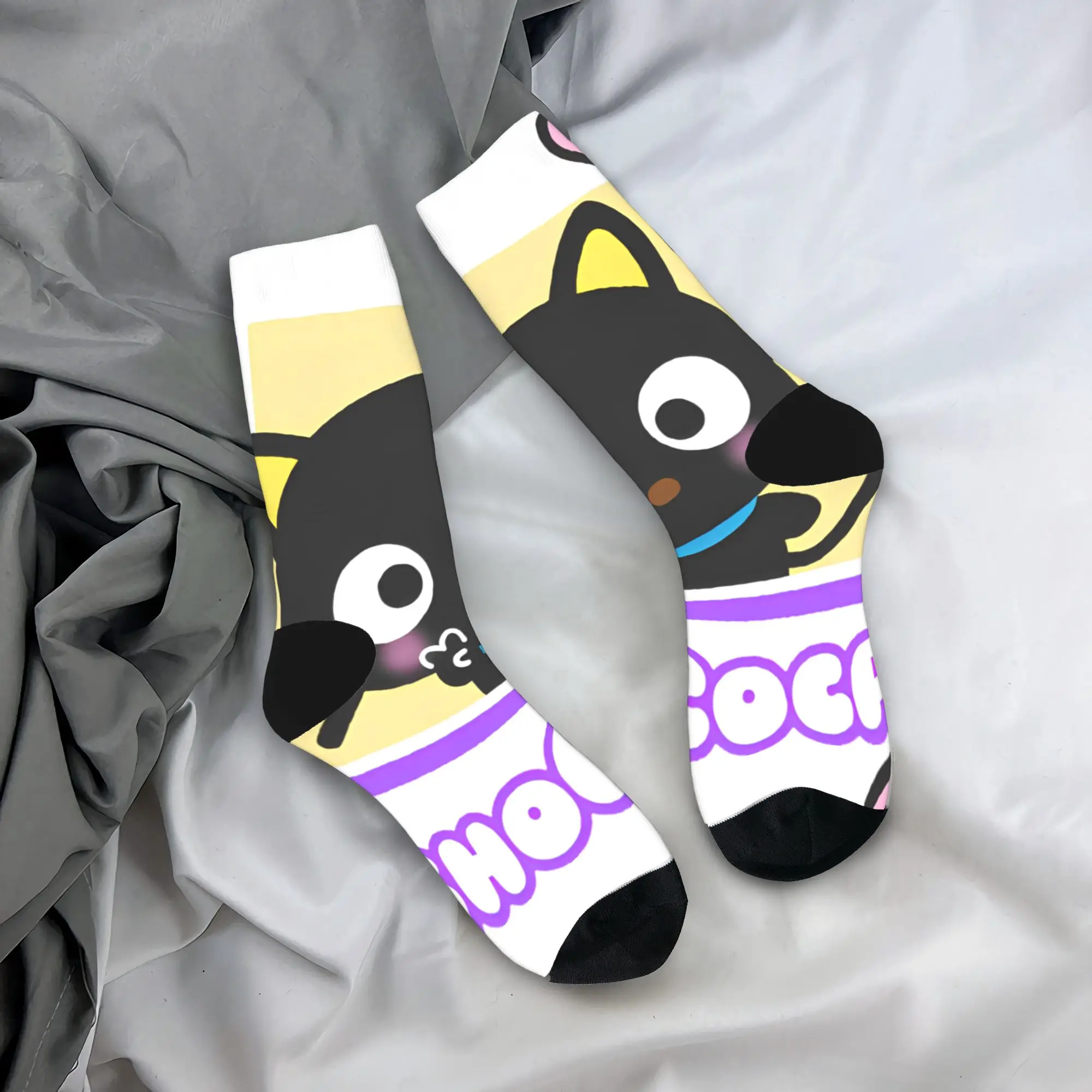 

Chocochat носки с героями мультфильмов, готические чулки, мужские мягкие дышащие носки для скалолазания, осенние нескользящие носки на заказ