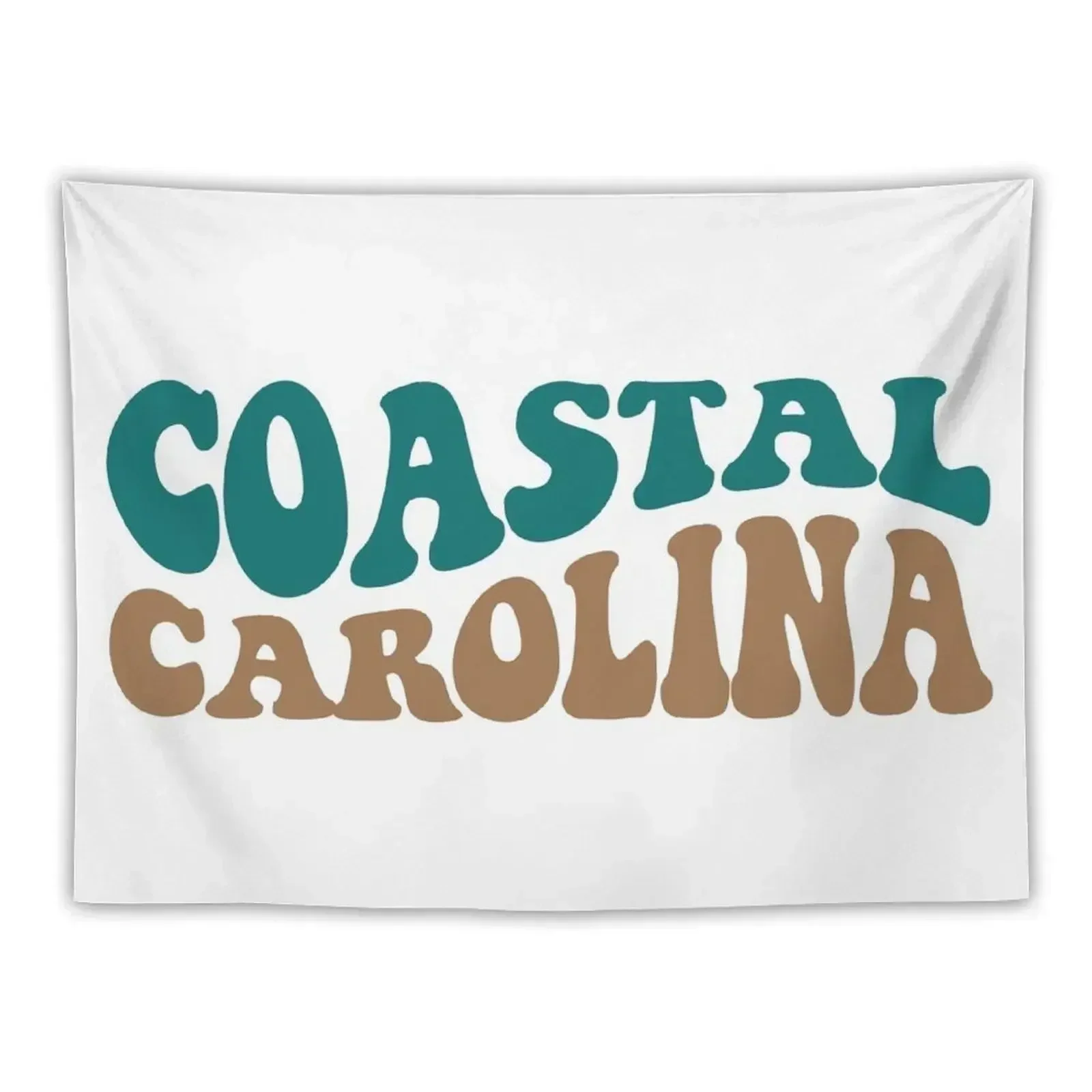 coastal carolina - groovy warped font Tapestry Room Decor Room Decorator Decor Home Tapestry