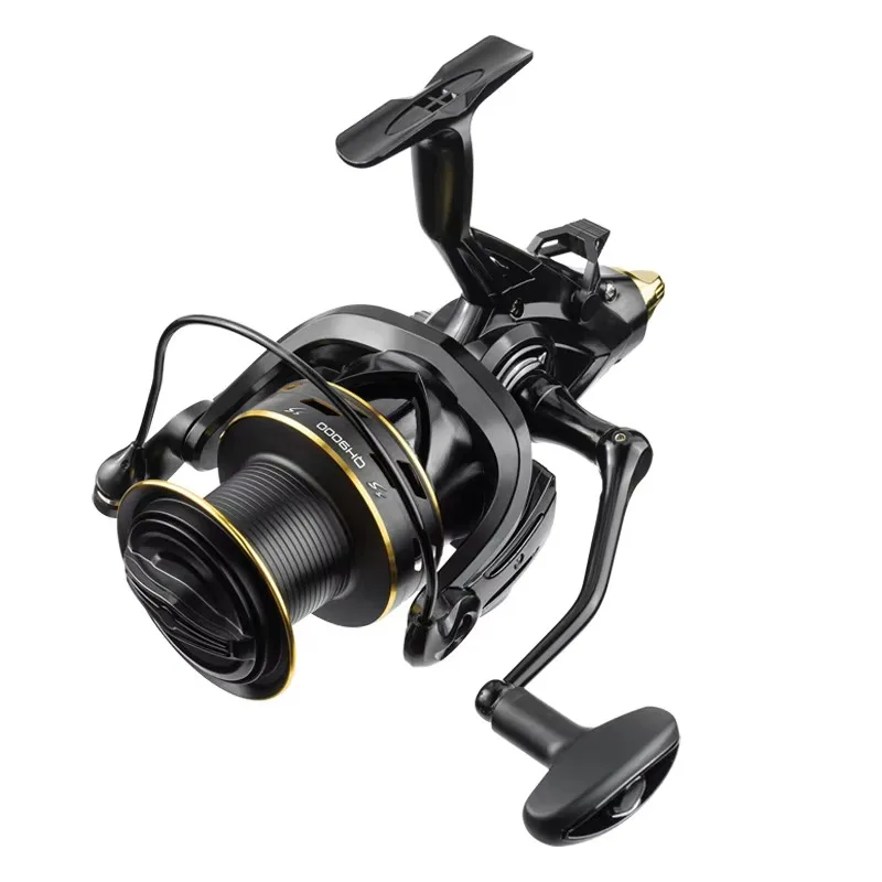 Kołowrotek spinningowy Double Drag QH3000-9000 Kołowrotek do żyłki wędkarskiej Kołowrotek spinningowy Pesca Kołowrotek wędkarski