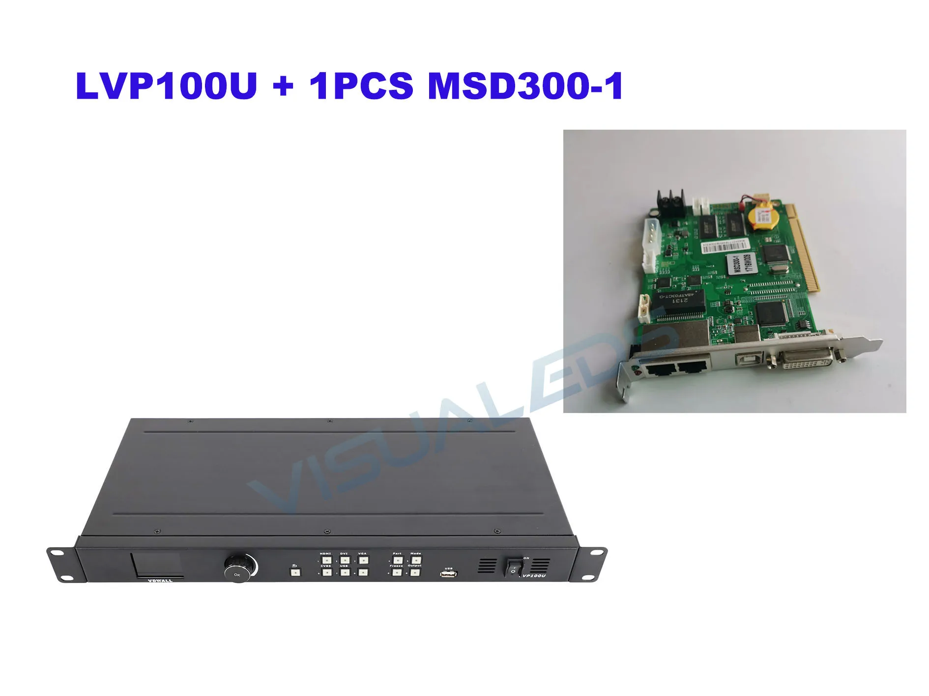 Vdwall LVP100U Video Processor +1PCS Novastar MSD300-1 LED sending card