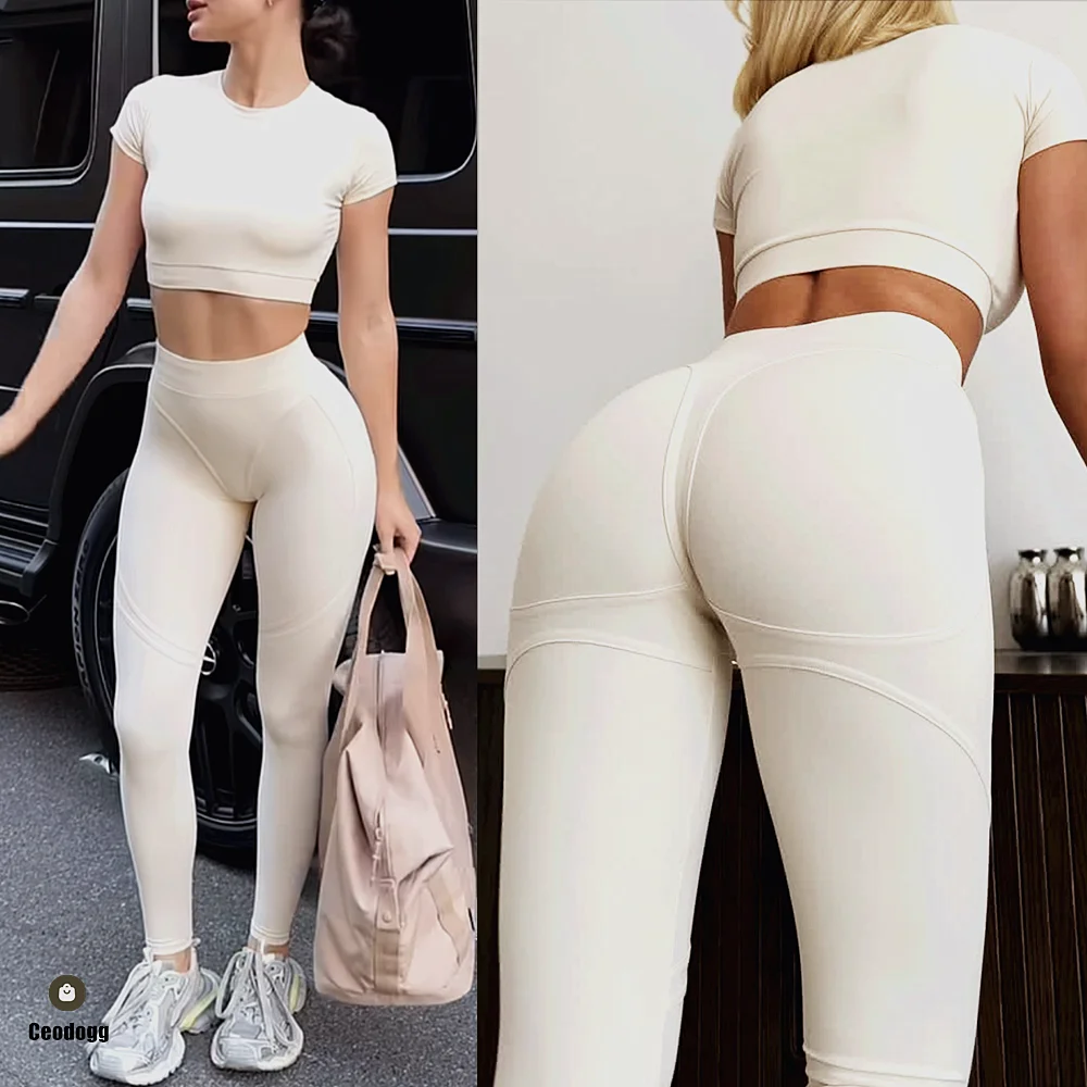 Triangle Sport Yoga Legging Cellulite Women Tights Push Up High Waist Gym Workout Pant Ladies Running Fitness Legging Pants XP92