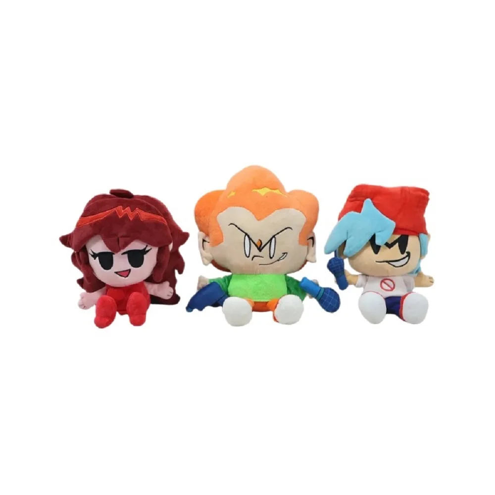 NEW 20cm FNF Nene Pico Darnell Girlfriend Plush Friday Night Funkin Plushies Anime Stuffed Dolls Cotton Peripherials Toy Gifts