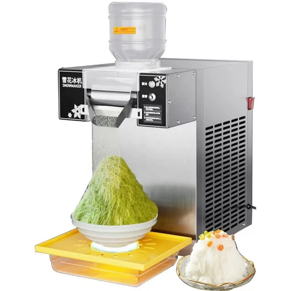 Snowflake Ice Shaved Machine Milk Snow Ice Machine Bingsu Maker For Snack Bar Ice Cream Shop