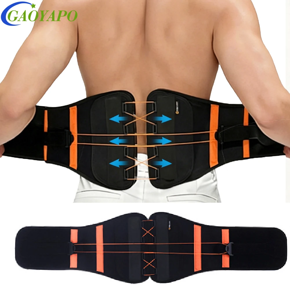 

1PCS Back Brace for Lower Back Pain,Sciatica,Scoliosis - Breathable & Adjustable Back Brace Belt for Women - Men under clothes