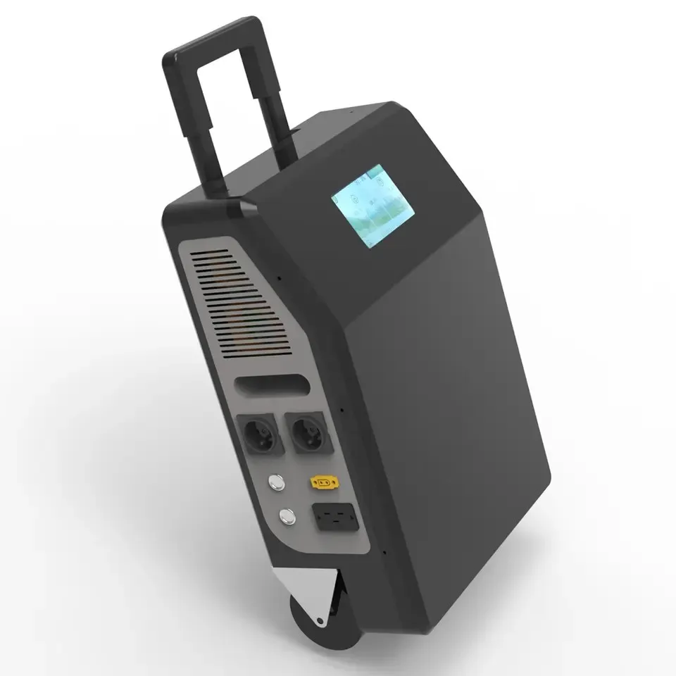 

Fast Charging High-power Multifunctional Outdoor 2500w Portable Power Station With Wheels