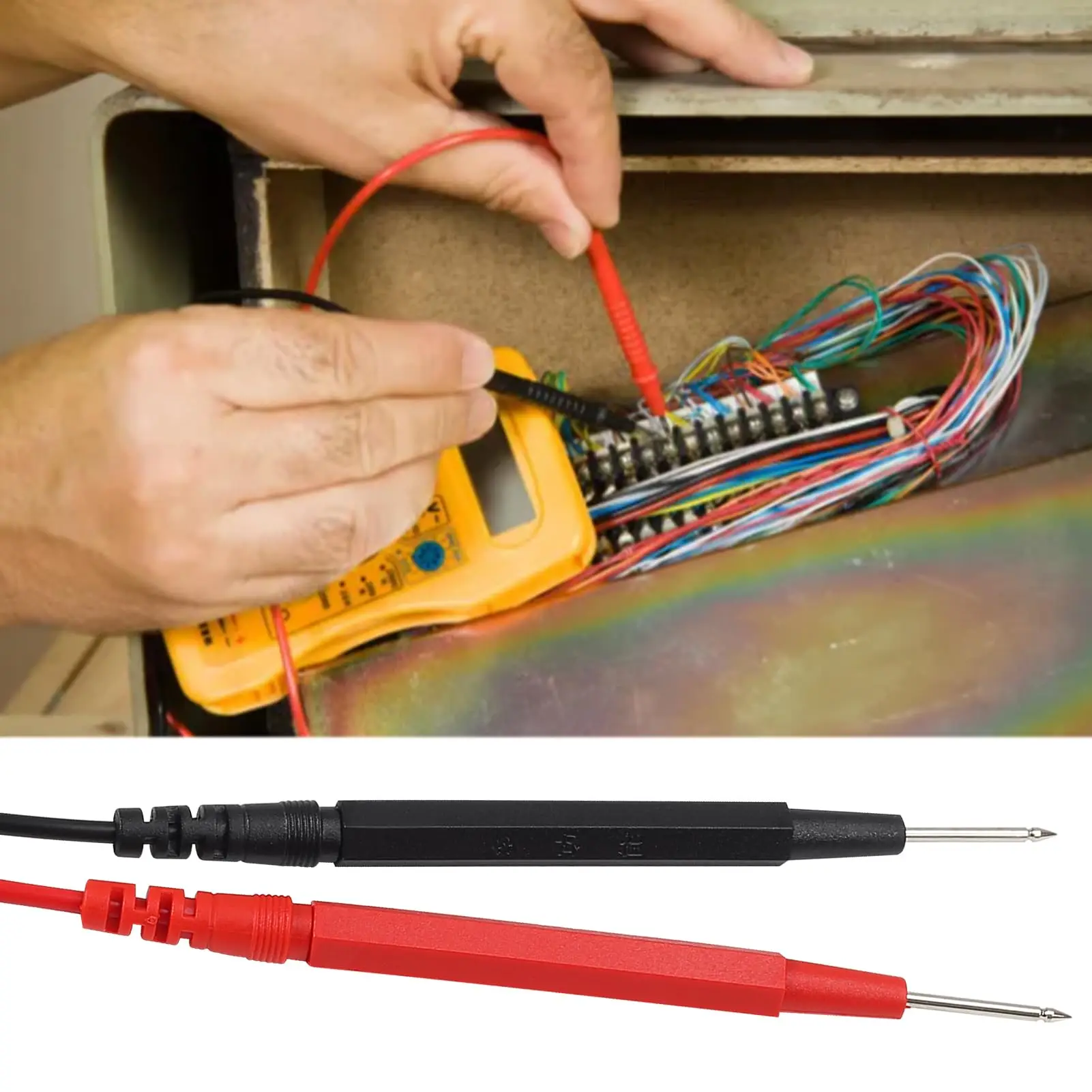 مجموعة موصلات اختبار متعددة 16 في 1، سلك اختبار، مجسات رقمية ومجموعة موصلات مع قلم اختبار قابل للاستبدال، مشابك التمساح #5