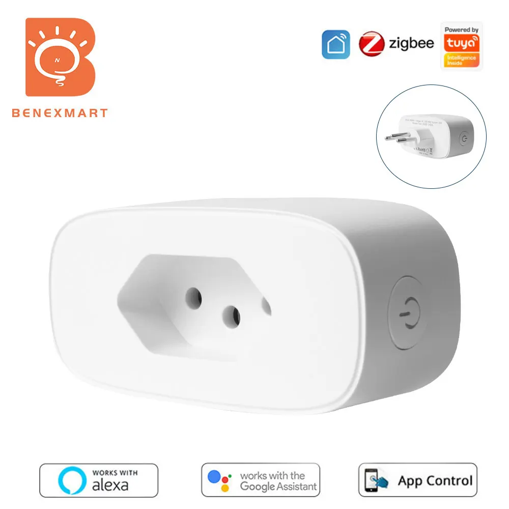 

Смарт-розетка Benexmart Zigbee, 3,0 дюйма, 16 А