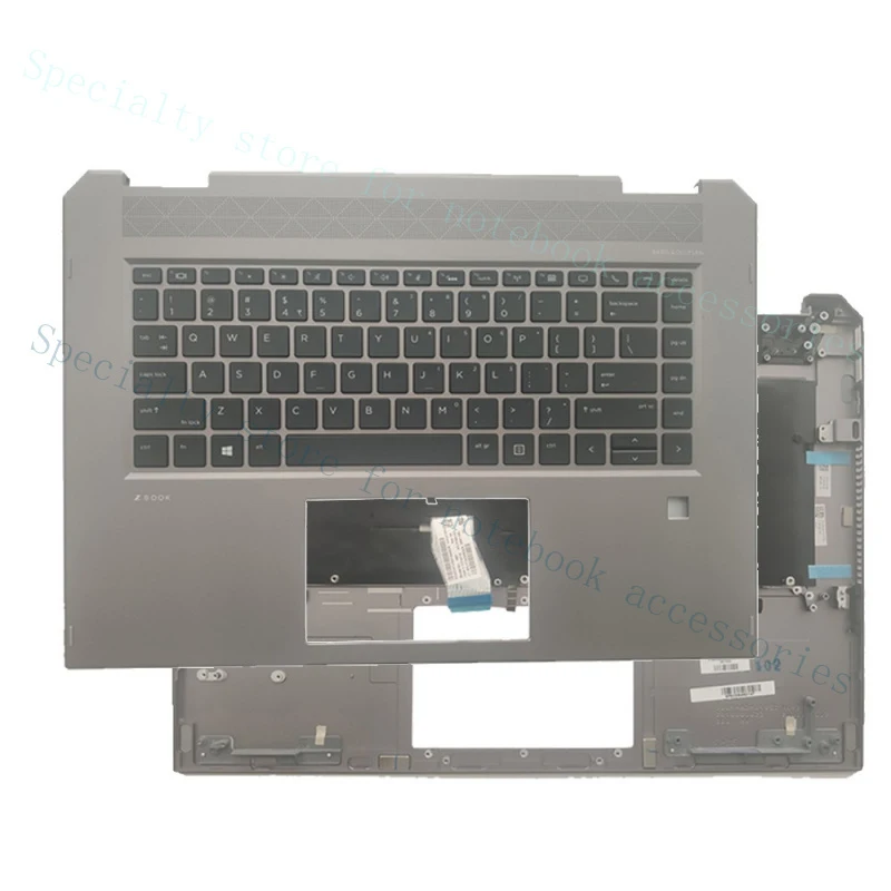 

A+ L34210-001 New Gray For HP ZBook Studio G5 Palmrest Cover w/ Backlit Keyboard