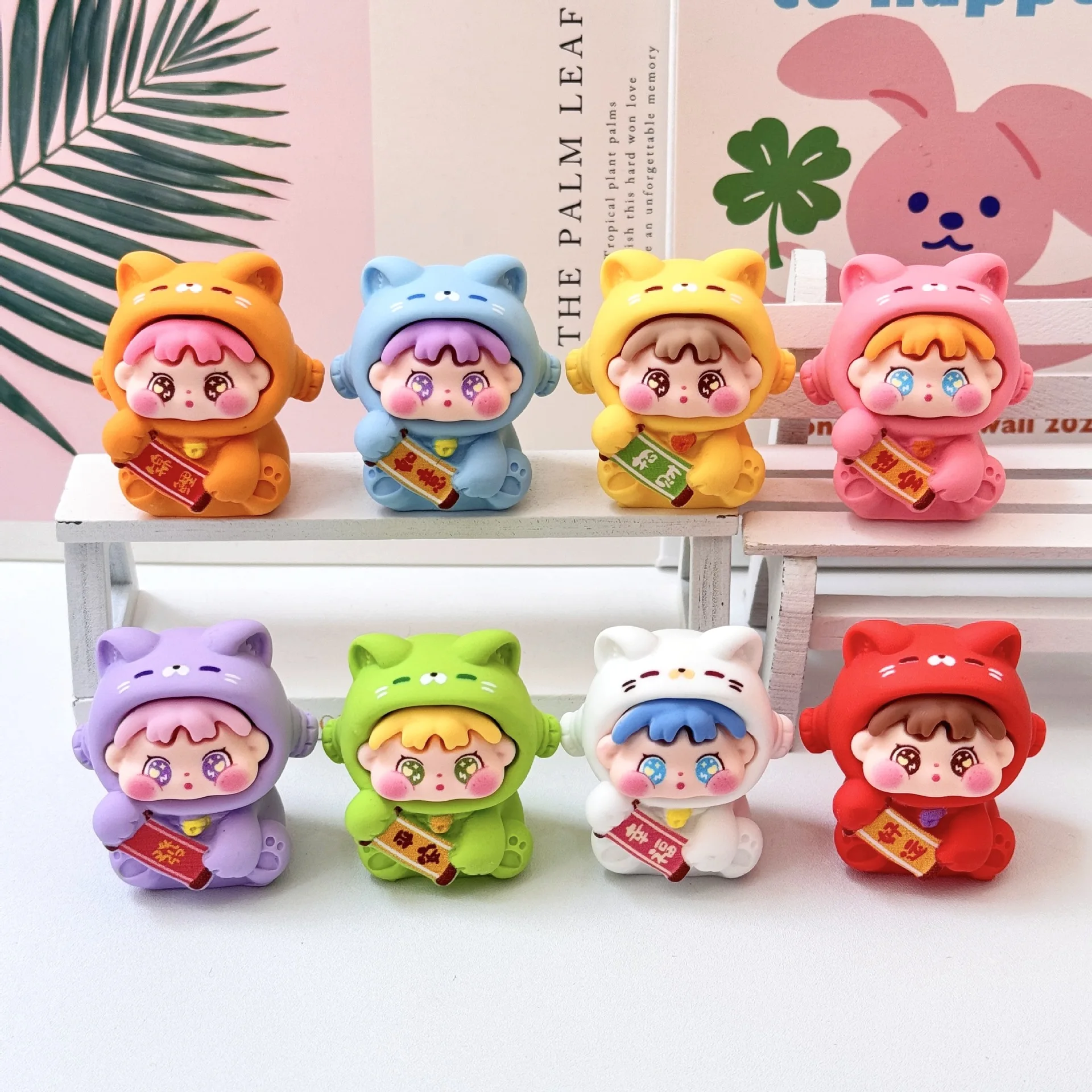 زينة ريسين ثلاثية الأبعاد الكرتونية على سطح المكتب لعبة هدية عيد ميلاد الأطفال