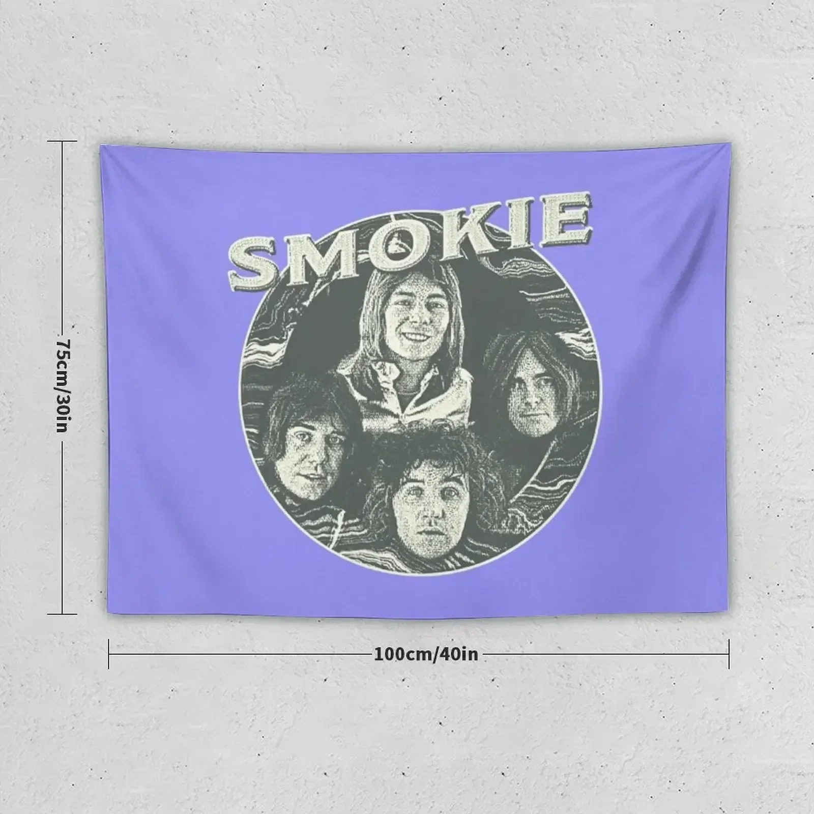 Smoke Band Smokie Tapestry Room Decor For Girls Aesthetic Room Decor Korean Wall Mural Tapestry