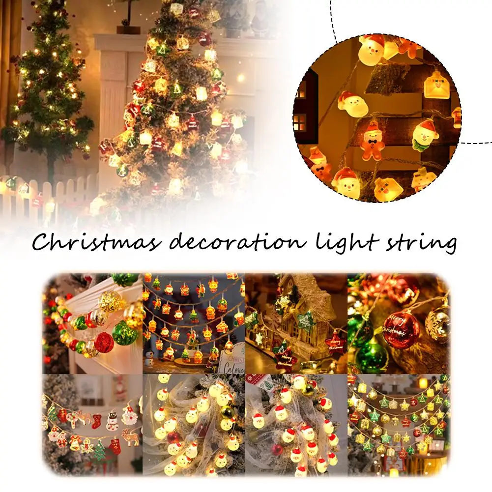 Christmas Lights String Star Box USB Garland LED Christmas Window 2025 Decorative Year's Christmas New Party Decorations Li D2D4