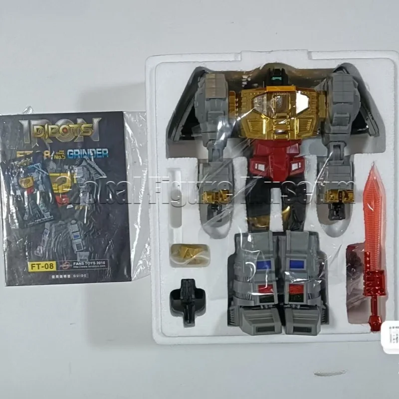 In Stock FansToys FT‑08 Grimlock MP Scale Out‑of‑print Dinobots Transformable Dinosaur Leader Robot Model Collectible Hobby Gift
