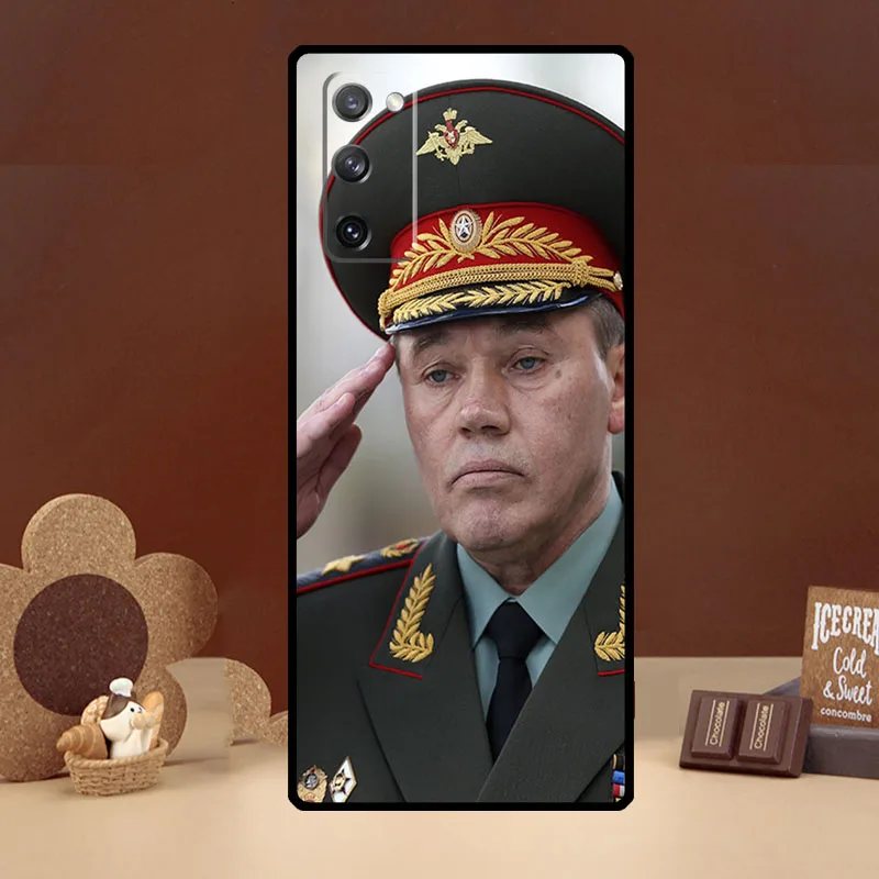 Russian Chief of Staff Gerasimov Soft Case For Samsung Galaxy S22 Ultra S8 S9 S10 S20 FE S21 Plus S10e Note 20 Ultra Cover