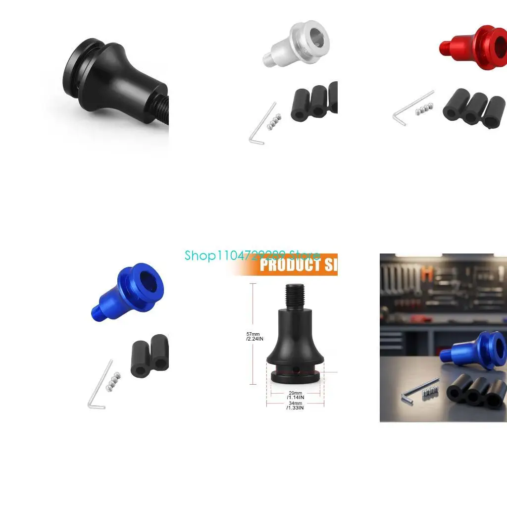 D8KE Manual Transmission Gear Knob Thread Converter produced From Hard Anodized Aluminum Material