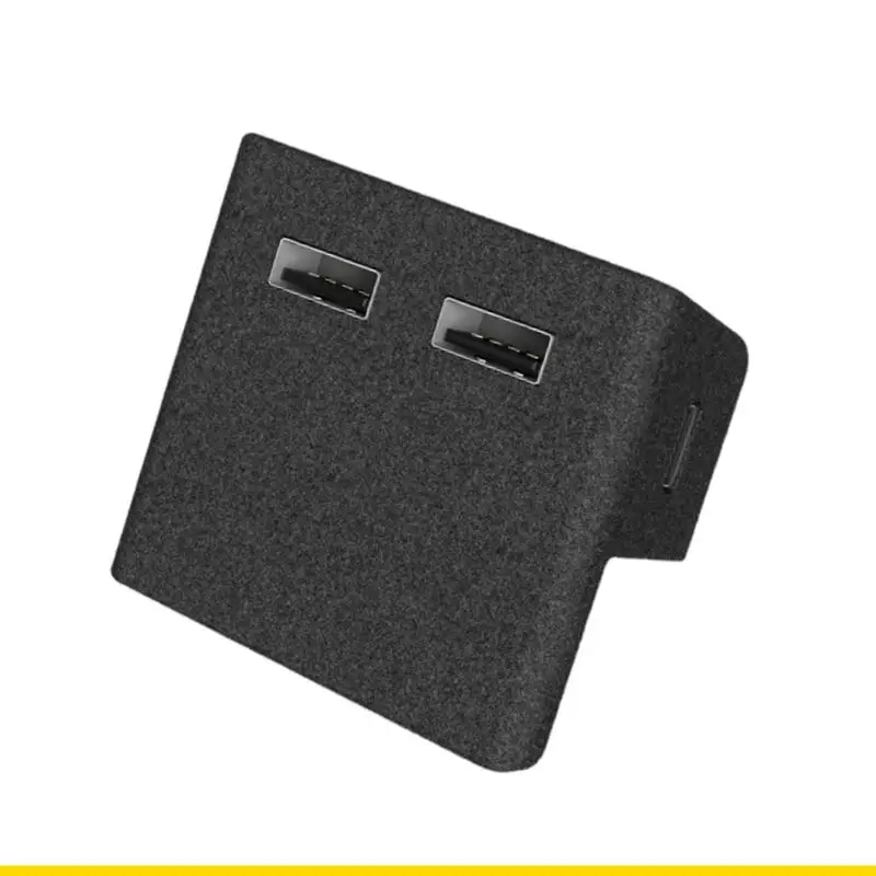 SZCH Glove Box Docking Station Car Quick Charging Device Flocking USB HUB Adapter Central Control Splitter Car Accessories