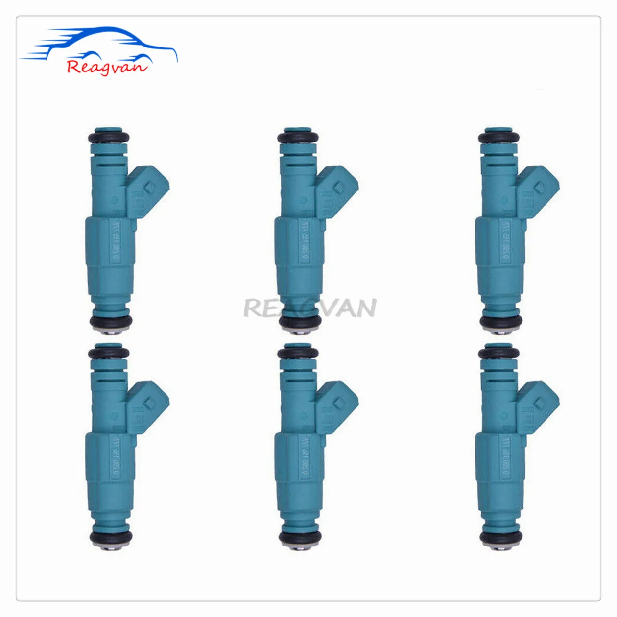 6PCS Fuel Injector 0280155777 For Cadillac CTS 2003 2004 V6 3.2L Petrol Sedan 24406653 0280156045 0280150958