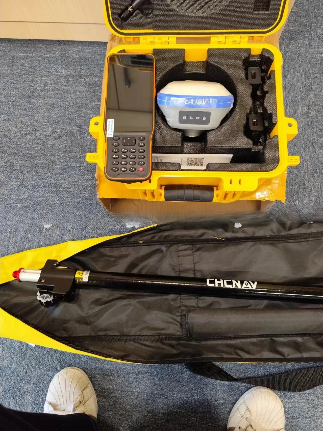 Receptor DGPS de alta eficiência com melhor Rover e preço base, CHC CHCNAV X6 i73 + 1408 canais GNSS RTK