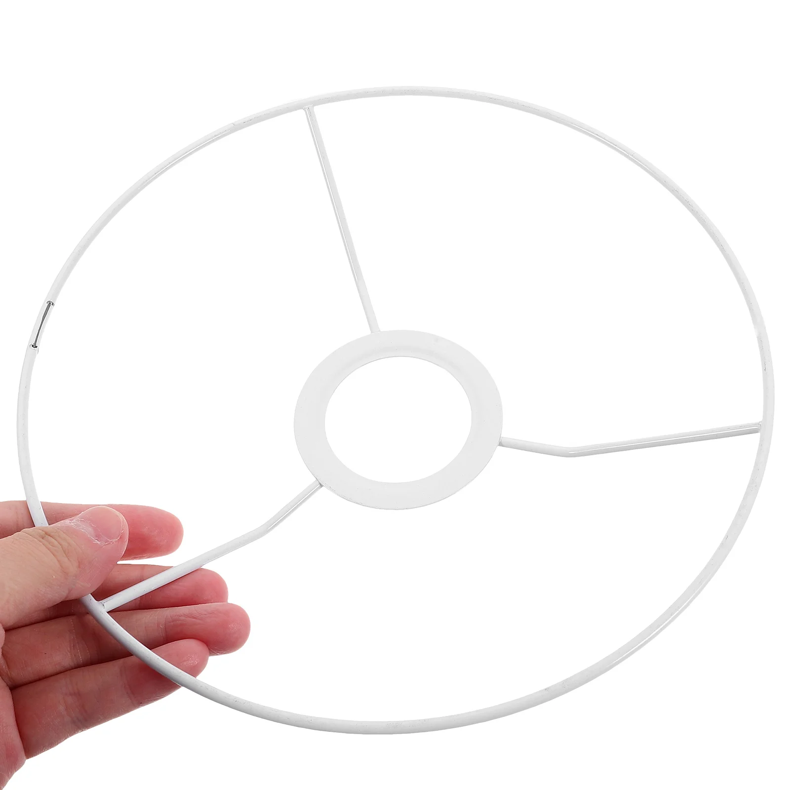 

1 Pair Vintage Metal Lampshade Frame Ring Diy Light Cage For Ceiling Pendant Table Lamp E27 Socket Frame Accessories Wire Rack