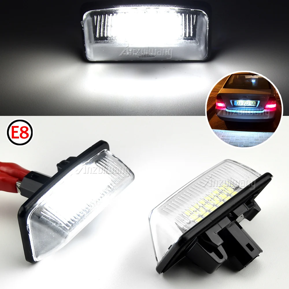 For Toyota Corolla E11 Crown S180 Starlet EP91 Vios Previa ACR50 GSR50 Car Rear Canbus LED license plate light number plate lamp