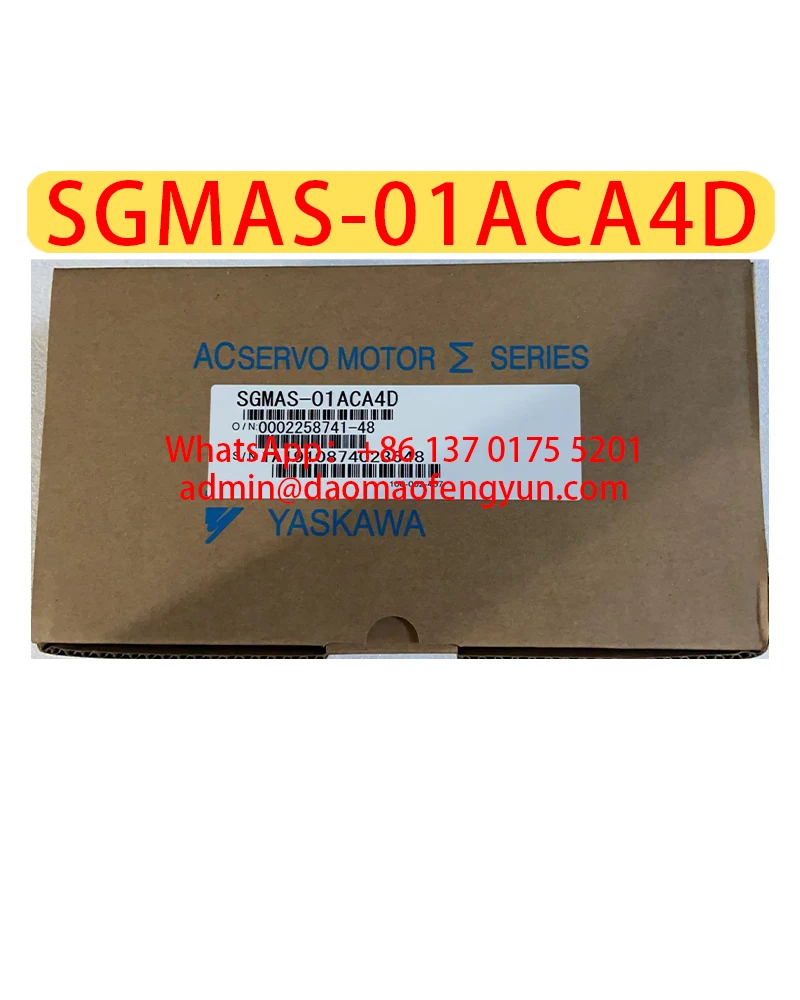العلامة التجارية الجديدة SGMAS-01ACA4D محرك سيرفو أصلي أصلي، شحن سريع، SGMAS 01ACA4D