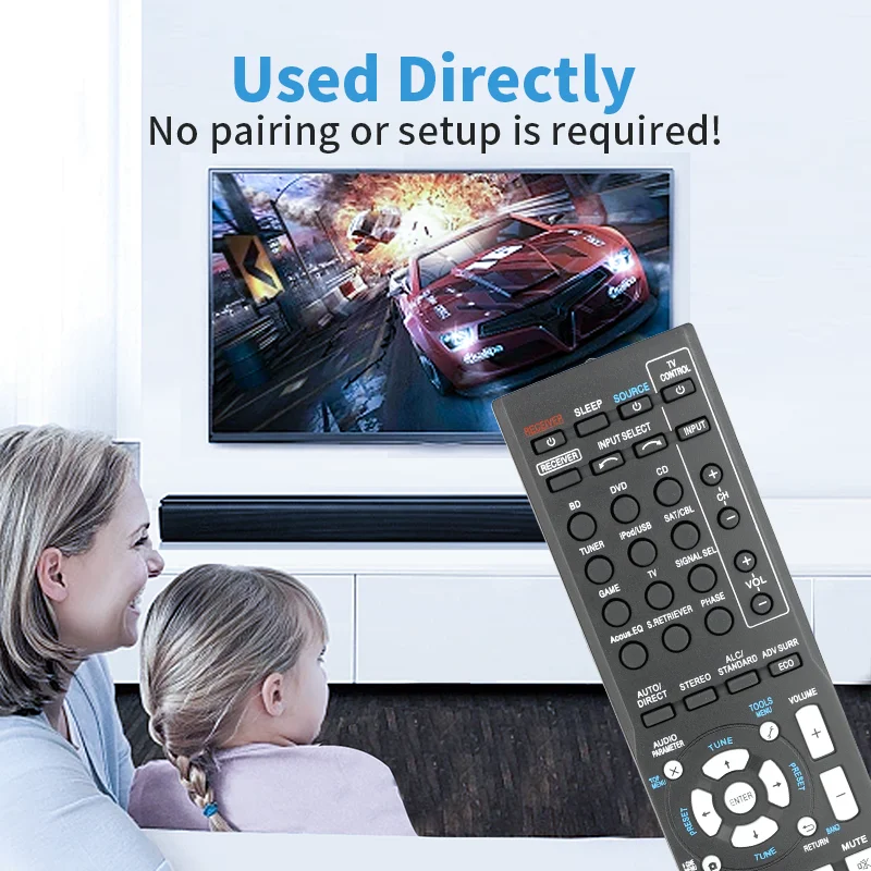 AXD7690 Remote Control For Pioneer AV Receiver VSX-423 VSX-523 VSX-524 VSX-5231 VSX-322-K VSX-323-K VSX-421-K VSX-522-K