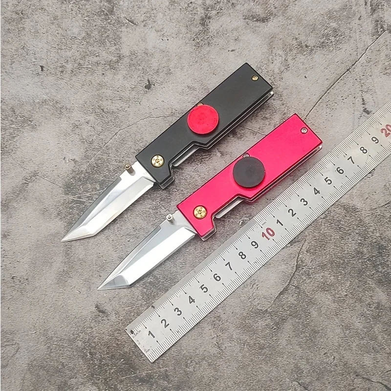 2024 new Gyroscope Knife Portable Folding Stainless Steel Knife Express Open Box Outdoor Portable Sharp Folding Knife