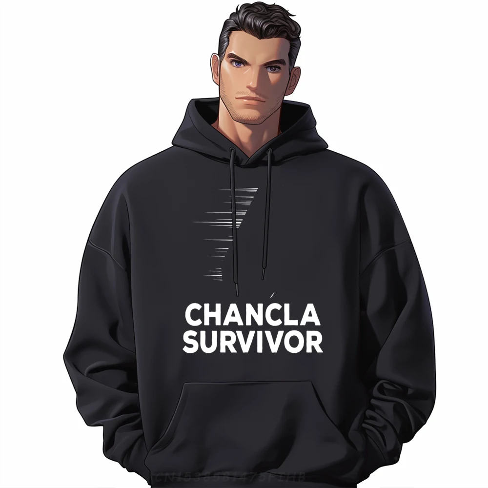 

Chancla Survivor Puerto Rico Funny Hoodies Loose Crewneck Casual Long Sleeve Youth Hoodies Normal Coats
