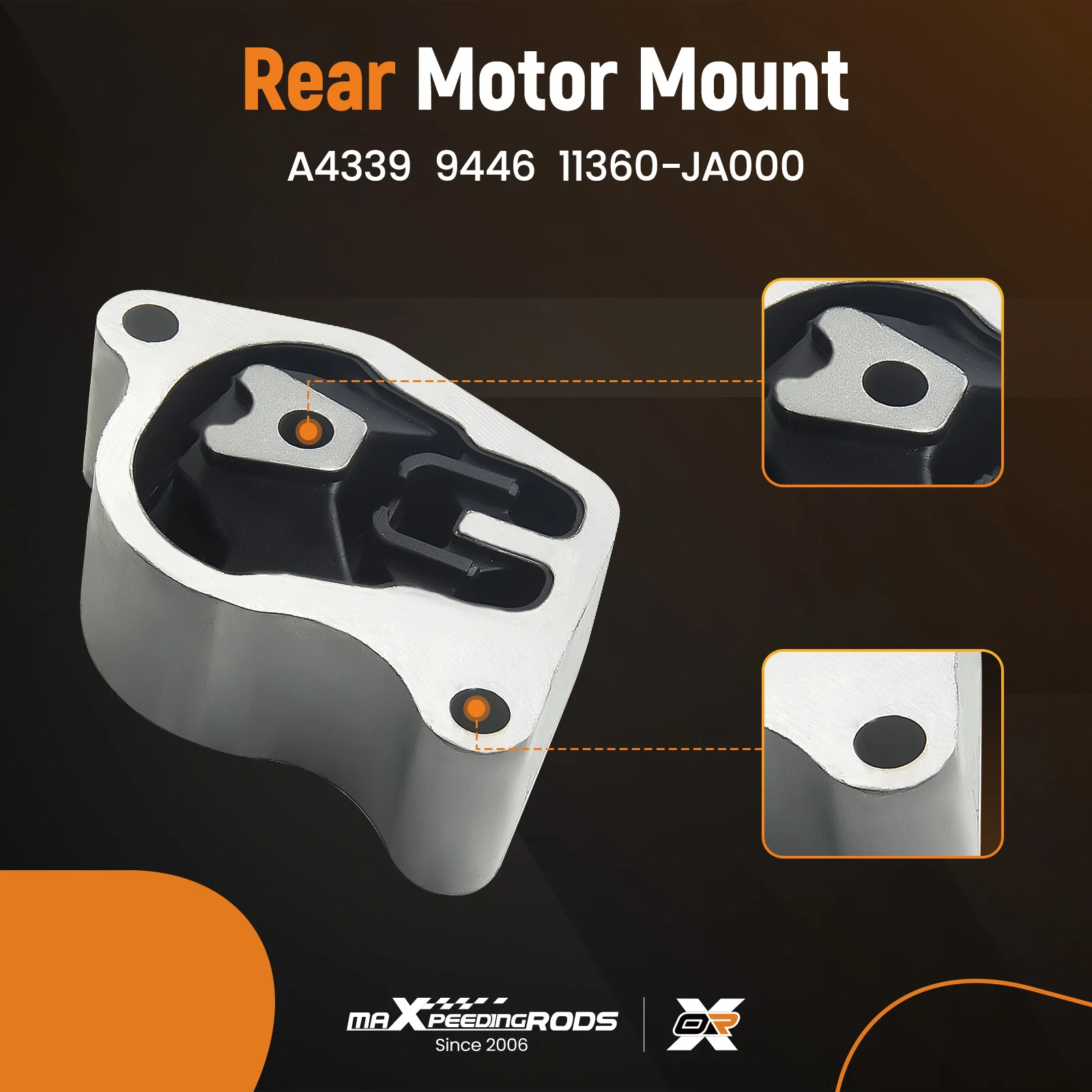 

Engine Trans Motor Mount For Nissan Altima 2.5 AT 2007-2016 4339 4340 4350 4353