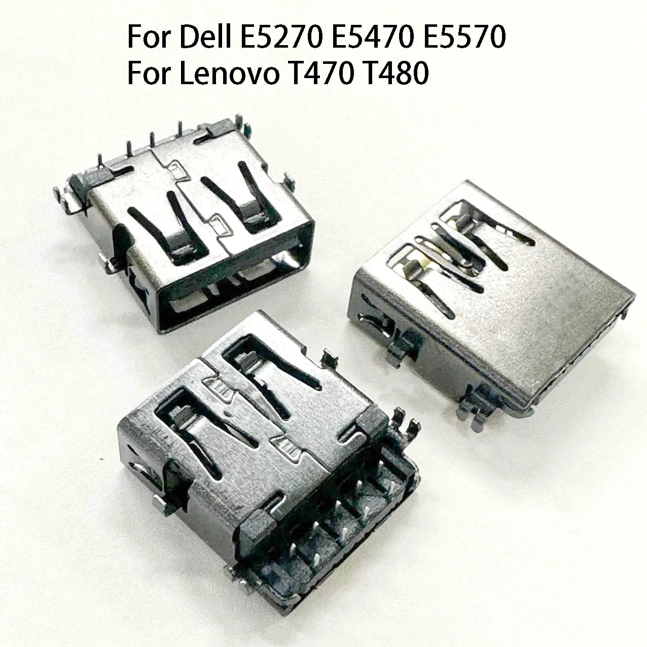 1PC For Dell E5270 E5470 E5570 USB 3.0 A Type Female 9Pin Connector Jack Charging Data Socket Dock for Lenovo T470 T480 Computer