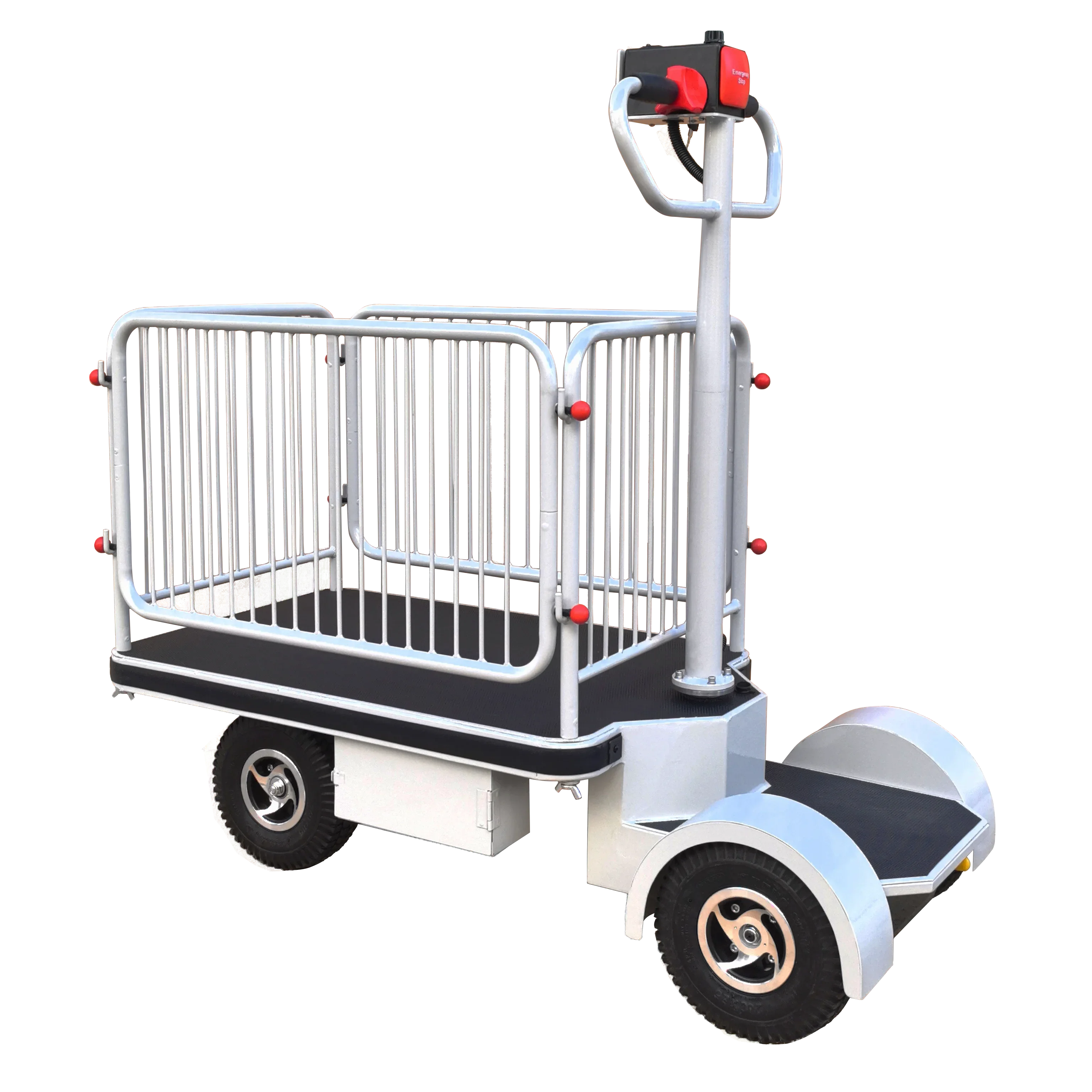 

Electric Platform Trolley Standing Drive Powered Cart for Transportation