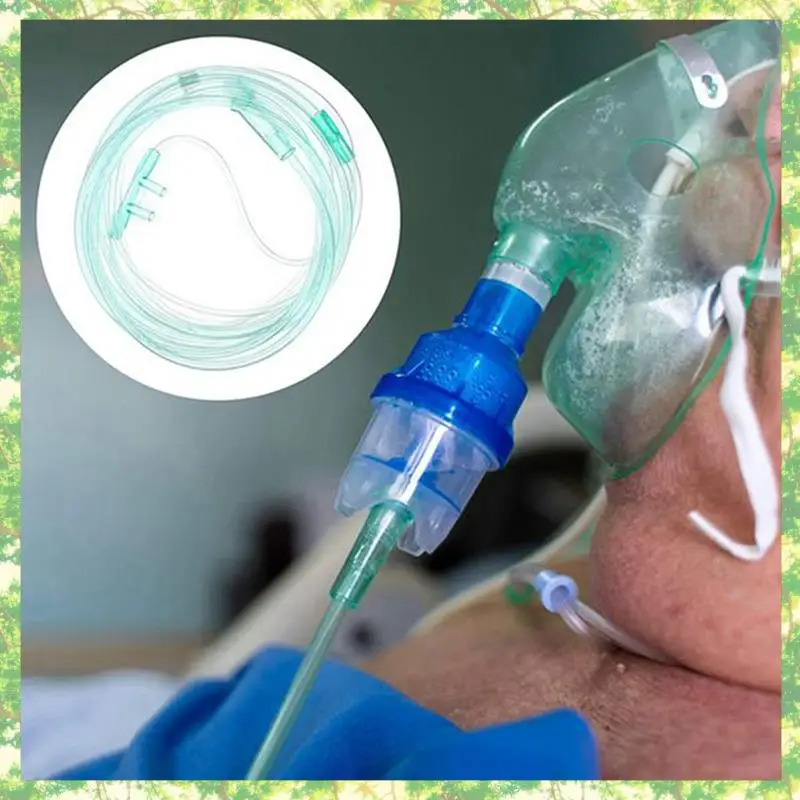 

T84C-90Pcs Oxygen Cannulas 2 Meters Nasal Cannula Soft Nasal Oxygen Tubing O2 Cannula For Adults