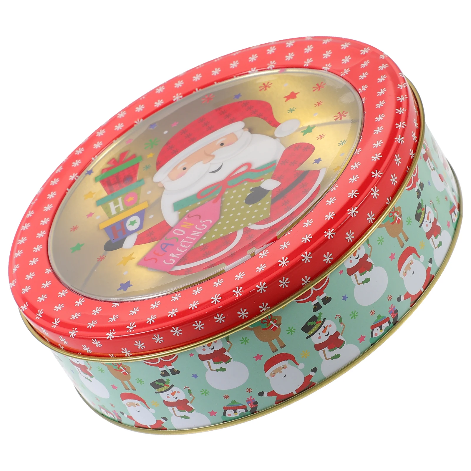 

Cookies Christmas Box Candy Container Biscuit Boxes Jar Holiday Tins Bakery Man