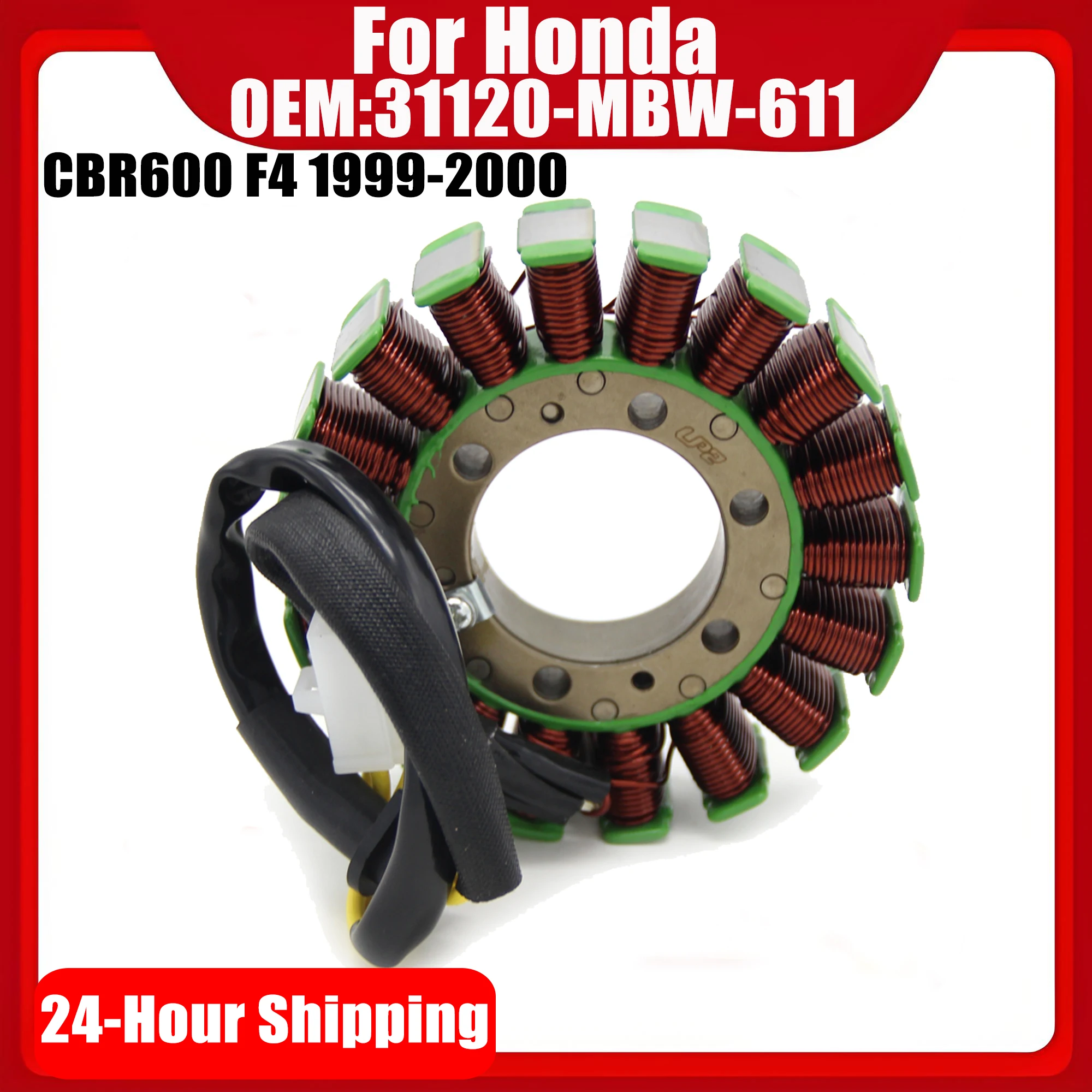 

CBR 600 Magneto Engine Generator Stator Coil For Honda 31120-MBW-611 31120MBW611 CBR600 F4 1999 2000 Generator Charging