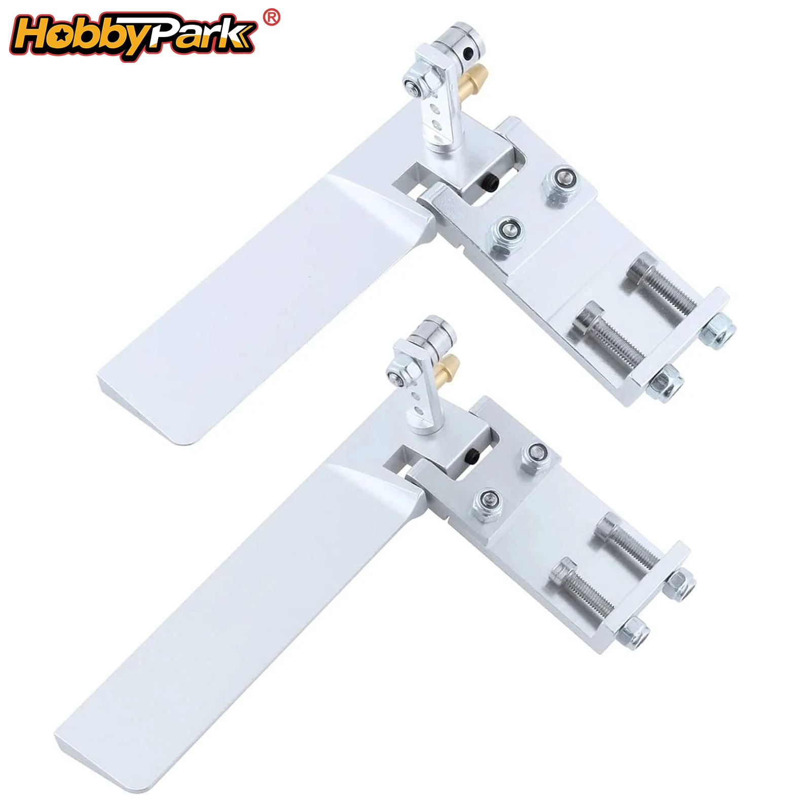 Rc Boat Rudder Aluminum Water Pickup - HobbyPark アルミニウム 75mm / 95mm ロング
