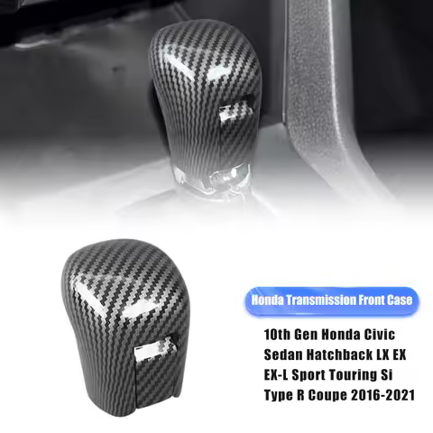 ABS Car Console Gear Gear Shift KnobFor 10th Gen Honda Civic Sedan Hatchback LX EX EX-L Sport Touring Si Type R Coupe 2016-2021