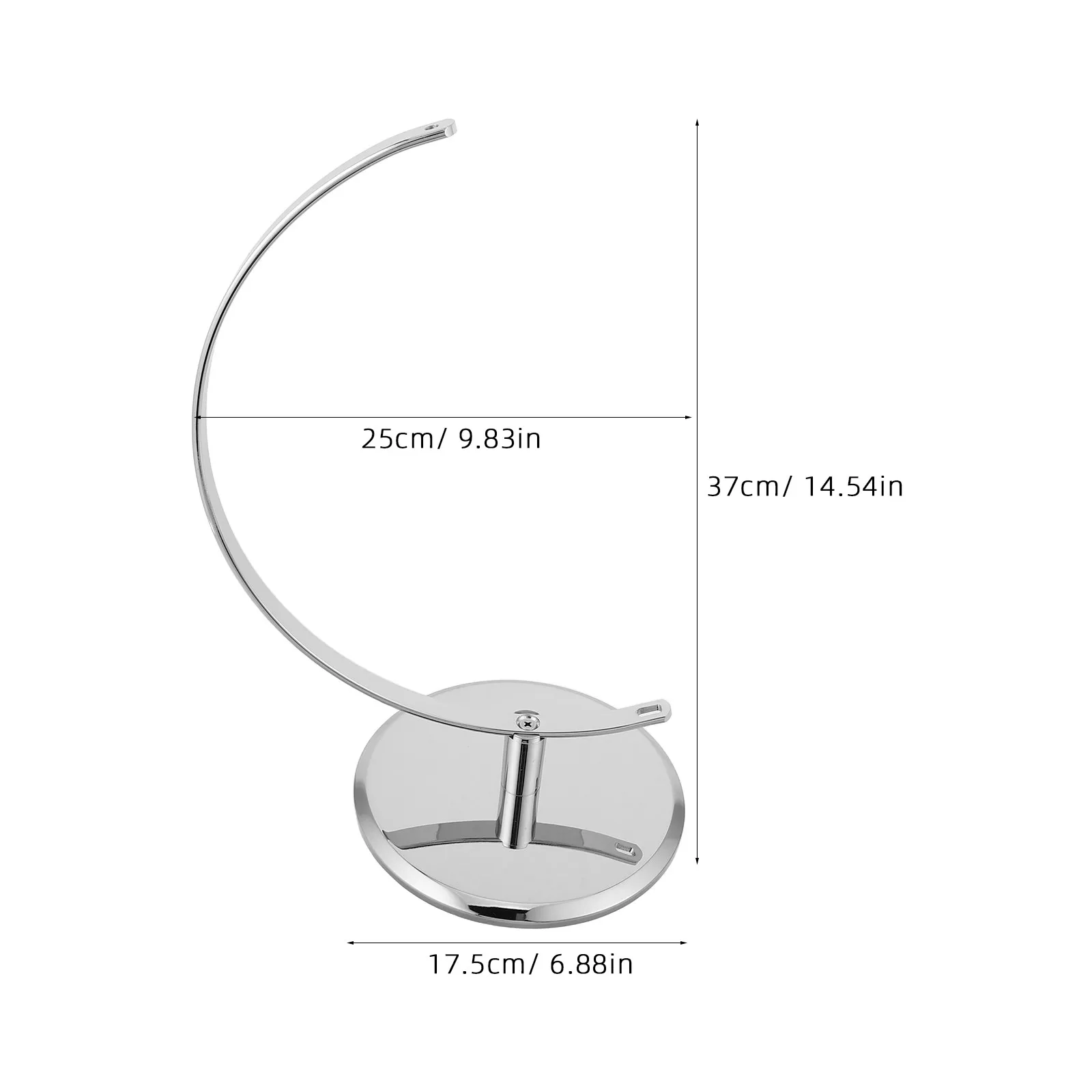 Geography Globe Stand Desktop Pedestal Holder 30Cm Tellurion Smooth Rotation Stable Sphere Base for Home Office Classroom