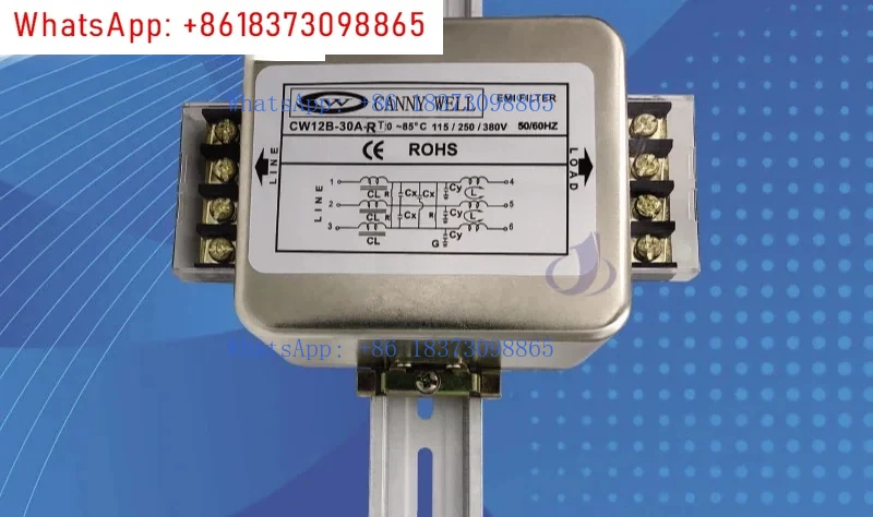 

CW12B 10 20 30 40 50 60 80A servo EMI power filter three-phase 380V rail interference
