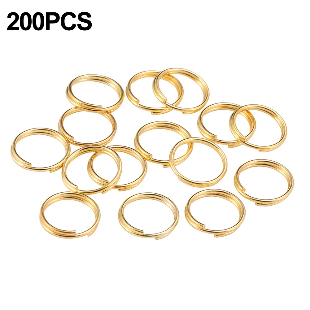 200pcs 4mm Gold/silver Circular Double Circle Connecting Ring Jewelry Design Bracelet Necklace Handmade DIY Accessories