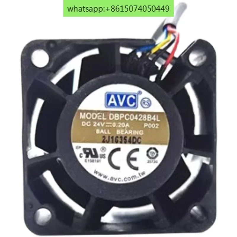 

DBPC0428B4L P010 DC24V 0,20A 4-проводной оригинальный подлинный AVC4028 импортный осевой вентилятор