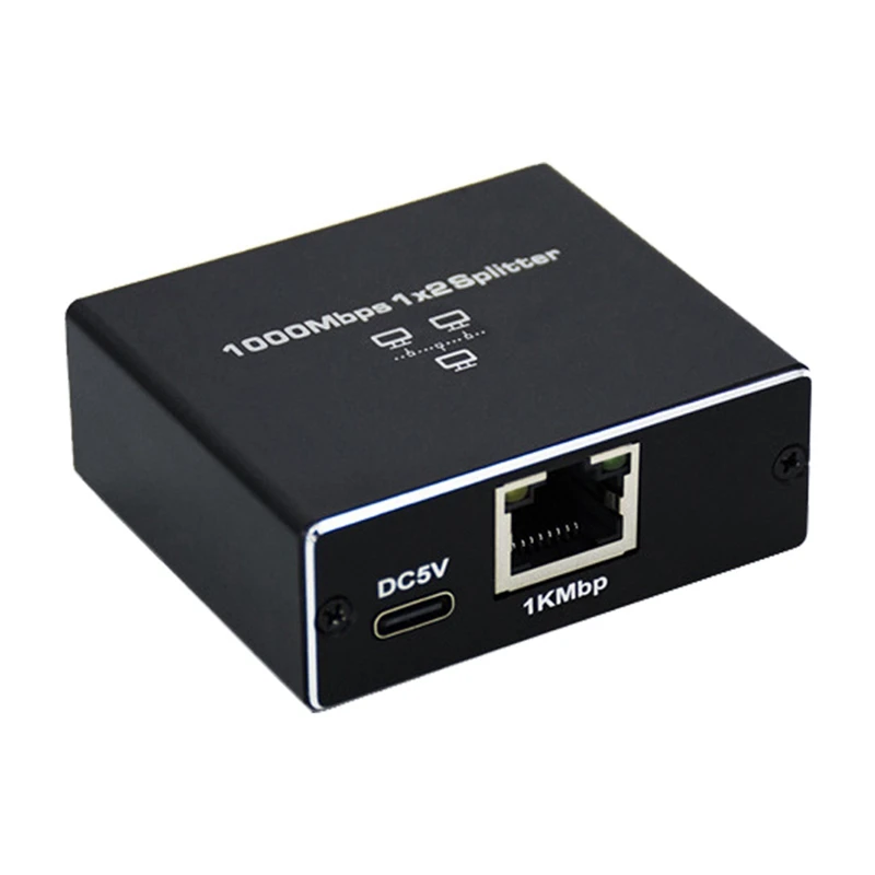 

Разветвитель Gigabit Ethernet 1 в 2, Сетевой удлинитель RJ45, разветвитель кабеля Интернета 7/8 Мбит/с, для кабеля Cat5/5E/6/, прост в использовании