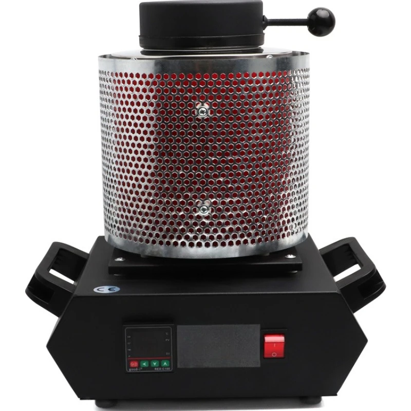 Portable melting furnace, ceramic crucible, copper and aluminum jewelry processing small-scale melting metal experimental