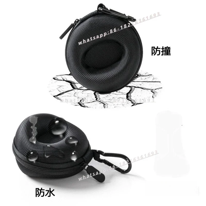 GOOD2026 Watch Storage Box Portable Watch Box Compression Resistant Black Watch Bag