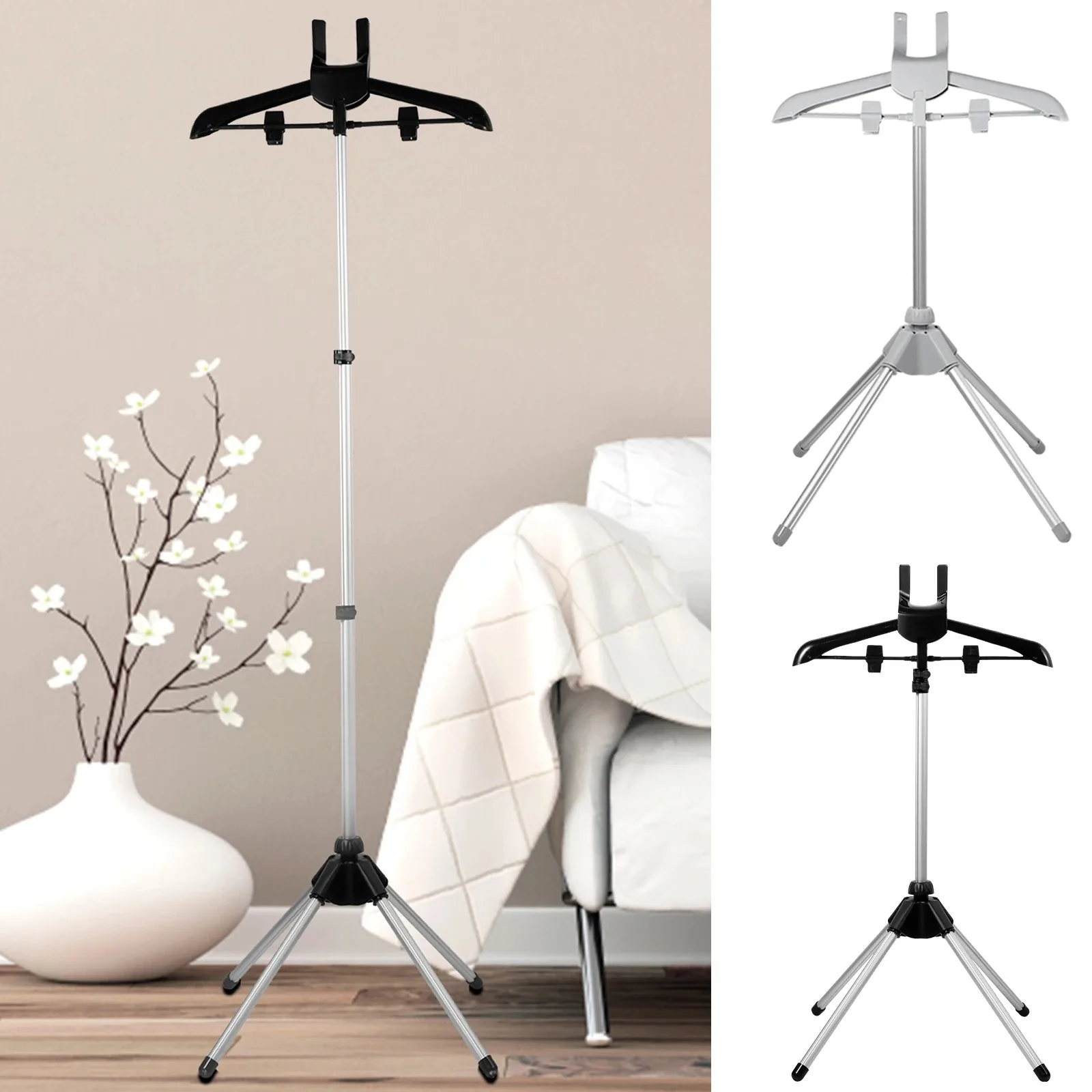 Steamer Stand Steamer Rack Height Adjustable Telescopic Garment Garment Hanger for Steaming Clothes Garment Foldable Standing