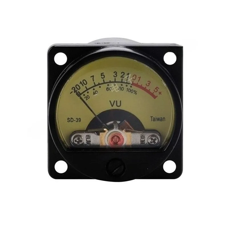 Taiwan-made high-precision VU meter , power amplifier level meter, mixer bridge, audio power meter SD-39 with backlight