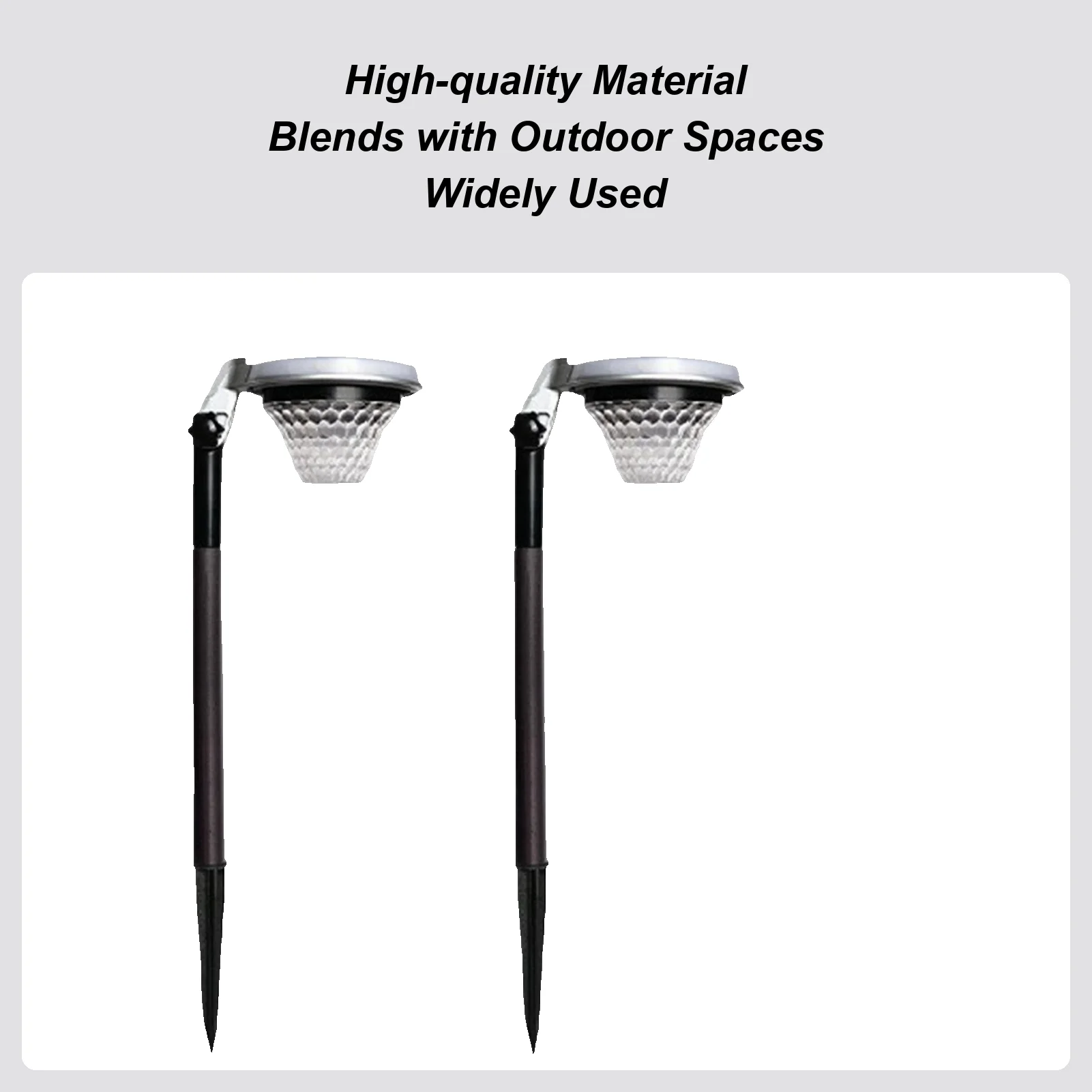 

Outdoor Solar Lights Landscape Lamp Wireless Warm Path Lamp Set Of 2 For Gazebo Driveway Porch Landscape Fence Balcony Walkway