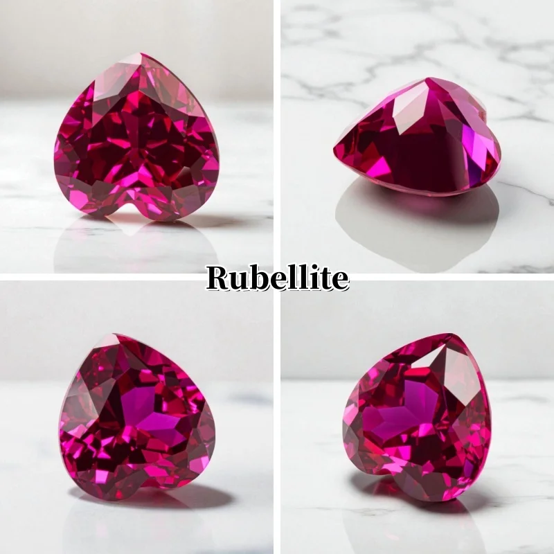 Lab Grown Sapphire Heart Shape Cornflower Color High Quality for DIY Jewelry Making Ring Main Materials Certificate